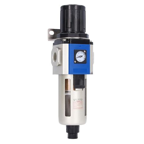 Air Filter Regulator with Pressure Gauge, Self Locking Mechanism, Efficient Filtration, Aluminum Alloy, Manual Drainage, for Workshops and Home Use (GFR400-15) in Saudi Arabia