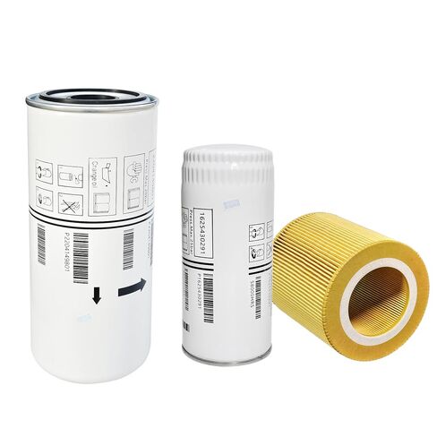 Filter Kit (2204149801 Air/Oil Separator + 1625430291 Oil Filter + 2013400003 Air Filter) Fits for Quincy Air Compressor QGS 10-20S, Replacement Part in Kuwait