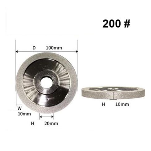 Diamond Grinding Wheel 4inch Dia, High Hardness CBN Grinding Disk for Ceramic Tungsten Steel Sharpener 1pc(200) in Saudi Arabia