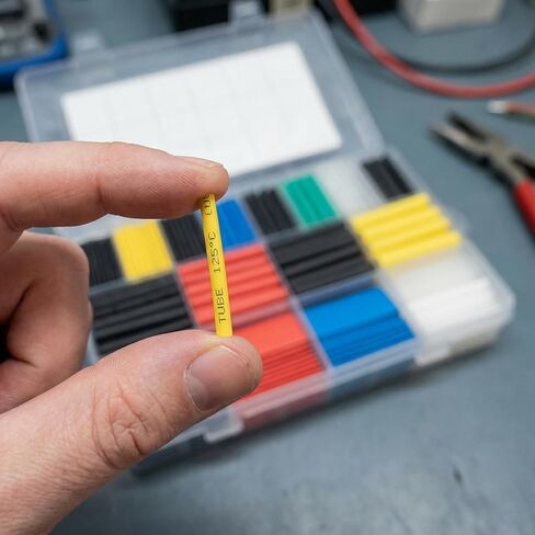 580 PCS Heat Shrink Tubing Kit, Assorted Wire Heat Shrink Tubes for Electrical Insulation and Cable Protection in Saudi Arabia