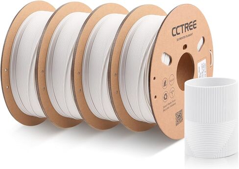 حزمة CCTREE PLA غير اللامعة 1.75 مم 4 كجم، دقة الأبعاد ±0.03 مم، خيوط غير لامعة عالية السرعة ومتانة عالية تناسب معظم طابعات FDM ثلاثية الأبعاد، أسود غير لامع*4 in Kuwait