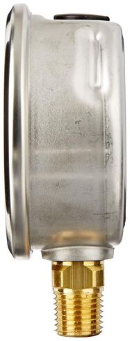 مقياس الضغط الصناعي WIKA 9692105، سائل/قابل لإعادة الملء، أجزاء مبللة من سبائك النحاس، قرص 2-1/2 بوصة، نطاق 0-3000 رطل لكل بوصة مربعة (شريط)، دقة +/- 2/1/2%، وصلة NPT ذكر 1/4 بوصة، حامل سفلي in Kuwait