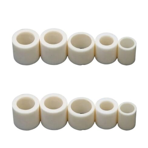 10pcs Ceramic Tube Thermocouple Protection Tube,Alumina Small Porcelain Tube,Corundum Insulating Porcelain Bushing(3.3X5X6mm) in Saudi Arabia