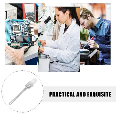 Cabilock 1/2 Stainless Steel Immersion Temperature Sensor Probe Sleeve 304 8mm X 100mm for Solar Water Tank Protection in Saudi Arabia