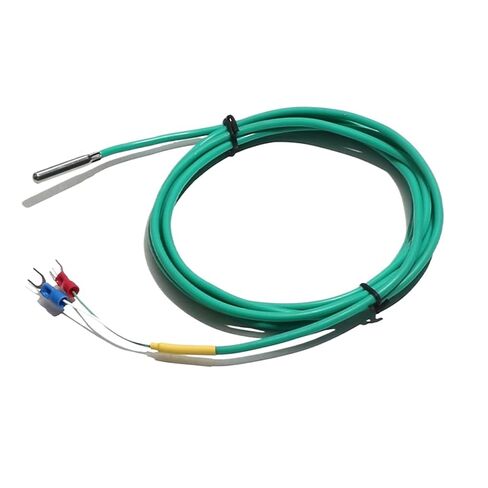 Type K Temperature Sensoring Thermocouple 5x30MM Tubular M6 Thread Probe with 1M 2M 3.0M 4M 5M 1Pcs(M6 Thread,Cable Length 3.0M_K Type) in Kuwait