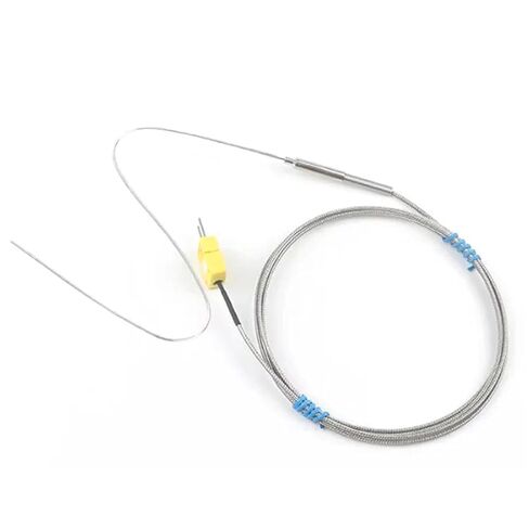 K Type Temperature Sensor SUS304 Sheath Diameter 1mm 1.5mm 2mm 3.0mm 4mm 6mm 8mm X Insertion Depth 100mm 200mm 300mm 1Pcs(1M Probe 1x200mm) in Kuwait