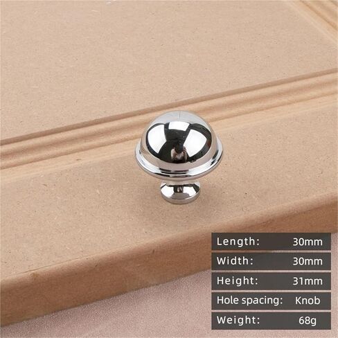 الصلبة النحاس الكروم الفضة مقبض خزانة المطبخ درج بسيط طويل 1 قطعة (16-30 مللي متر) in Kuwait