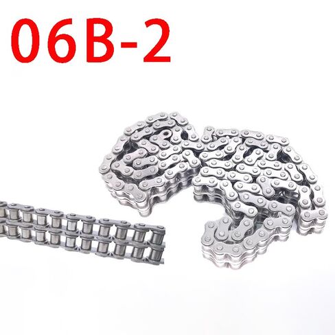 1.5 متر طول 304 الفولاذ المقاوم للصدأ صفوف مزدوجة محرك سلسلة الأسطوانة 06B-2 للاستخدام الصناعي in Kuwait