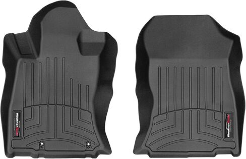 WeatherTech Custom Fit FloorLiners for Subaru Forester - 1st Row (4415001), Black in Saudi Arabia