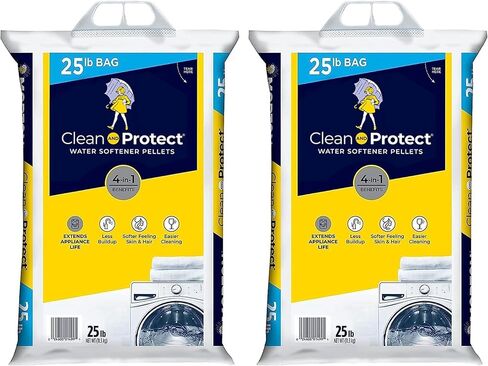 (عبوتان) - أكياس بوزن 25 رطل، ملح منقي للمياه ينظف ويحمي. يطيل عمر الجهاز؛ يقلل من تراكم الماء العسر in Kuwait