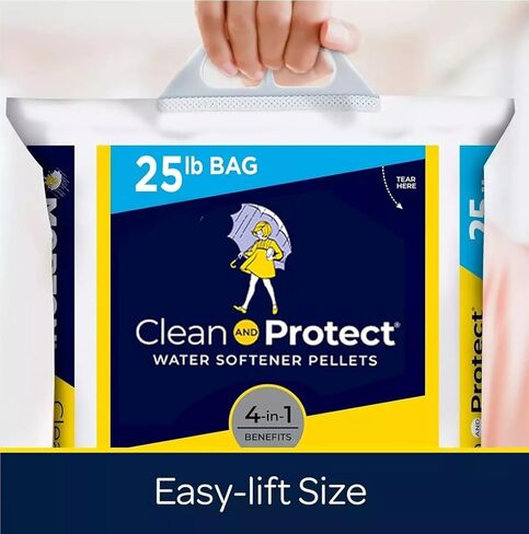 (عبوتان) - أكياس بوزن 25 رطل، ملح منقي للمياه ينظف ويحمي. يطيل عمر الجهاز؛ يقلل من تراكم الماء العسر in Kuwait