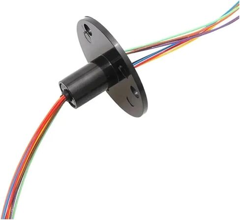 1 piece OD 12.5mm Flange Slip Ring 8 Channels 1.5A Conductive Ring Brush 360 Degree Rotation Collector Slip Ring Joint in Saudi Arabia
