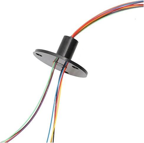 1 piece OD 12.5mm Flange Slip Ring 8 Channels 1.5A Conductive Ring Brush 360 Degree Rotation Collector Slip Ring Joint in Saudi Arabia