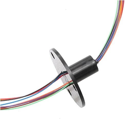 1 piece OD 12.5mm Flange Slip Ring 8 Channels 1.5A Conductive Ring Brush 360 Degree Rotation Collector Slip Ring Joint in Saudi Arabia