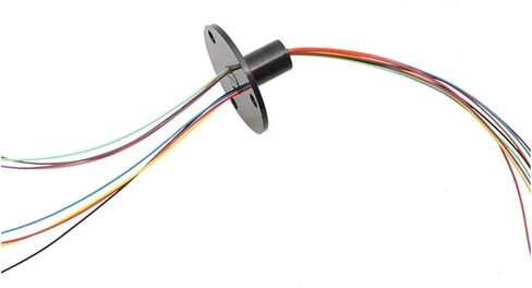 1 piece OD 12.5mm Flange Slip Ring 8 Channels 1.5A Conductive Ring Brush 360 Degree Rotation Collector Slip Ring Joint in Saudi Arabia