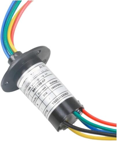 Capsule Slip Ring Rotary Connector high Power Current Power Transmission Signal 6 Wire 30A Outer Diameter 30mm in Saudi Arabia