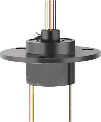 1 piece mini Through Hole Slip Ring, Hole Diameter 5 mm 7 mm 2/4/6/12CH Conductive Collector Slip Ring Rotary Joint(07022-6S) in Saudi Arabia