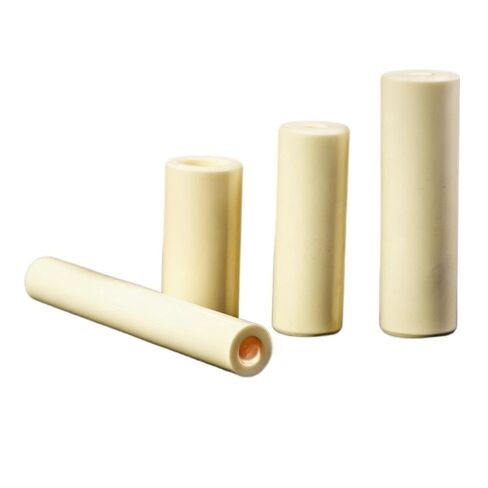Ceramic Tube, 2pcs High Temperature Single Bore Alumina Porcelain Pipe, Machinable Ceramics Tubing ID 20/18/4/3mm in Saudi Arabia