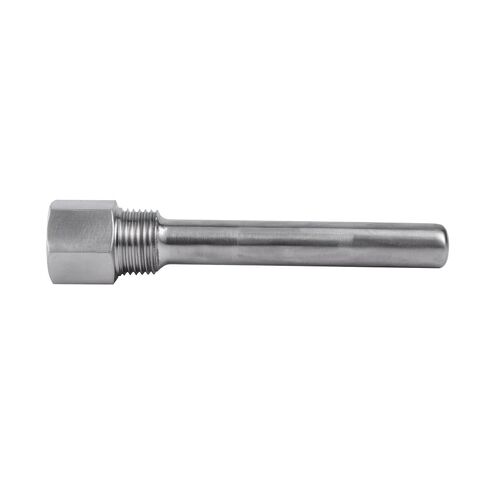 الفولاذ المقاوم للصدأ Thermowell 1/2 NPT خيط مستشعر درجة الحرارة حامي للمنزل تخمير البيرة صنع غلاية متينة فضية 4.76 بوصة in Kuwait