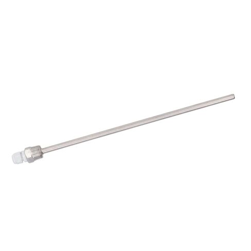 مستشعر درجة الحرارة الشمسية Thermowell من الفولاذ المقاوم للصدأ للأجهزة الصناعية، 300 مم IP68 مع غطاء بلاستيكي in Saudi Arabia