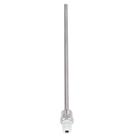 مستشعر درجة الحرارة الشمسية Thermowell من الفولاذ المقاوم للصدأ للأجهزة الصناعية، 300 مم IP68 مع غطاء بلاستيكي in Saudi Arabia