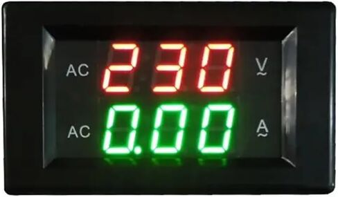 LED Digital VA Dual Meter AC 100A Voltage Meter(White,AC60-300V) in Saudi Arabia