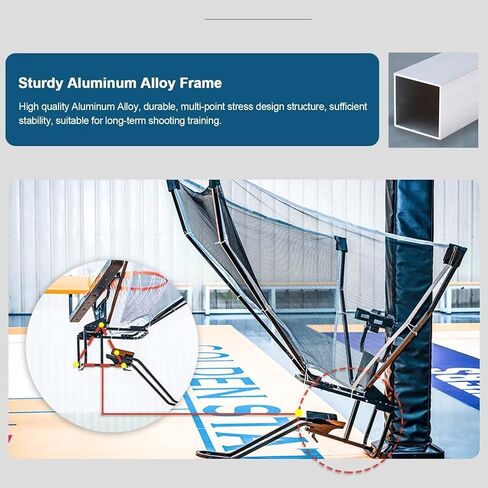 كرة سلة احترافية لإرجاع كرة السلة معلقة على شكل قمع مع شلال متوافق مع جميع الأطواق in Kuwait