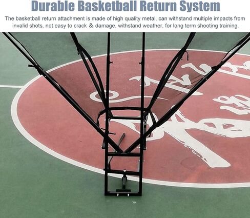 Basketball Shot Return Apparatus Returner Adjustable Rebounder Shooting Trainer Rotatable Attachment for Hoop in Saudi Arabia
