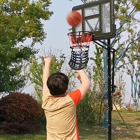 كرة السلة مدرب كرة السلة ريبوندر العودة في الهواء الطلق معلقة من البلاستيك النار العائد للتصويب الفعال للبالغين والأطفال كرة هوب in Kuwait