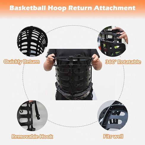 كرة السلة مدرب كرة السلة ريبوندر العودة في الهواء الطلق معلقة من البلاستيك النار العائد للتصويب الفعال للبالغين والأطفال كرة هوب in Kuwait