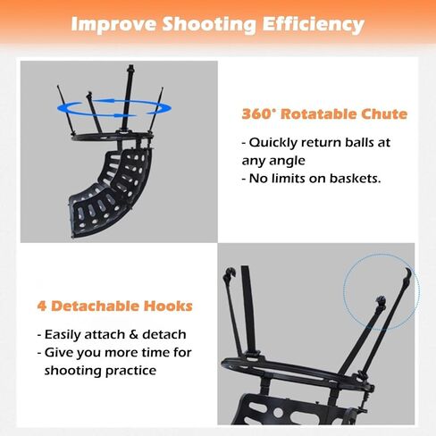 كرة السلة مدرب كرة السلة ريبوندر العودة في الهواء الطلق معلقة من البلاستيك النار العائد للتصويب الفعال للبالغين والأطفال كرة هوب in Kuwait