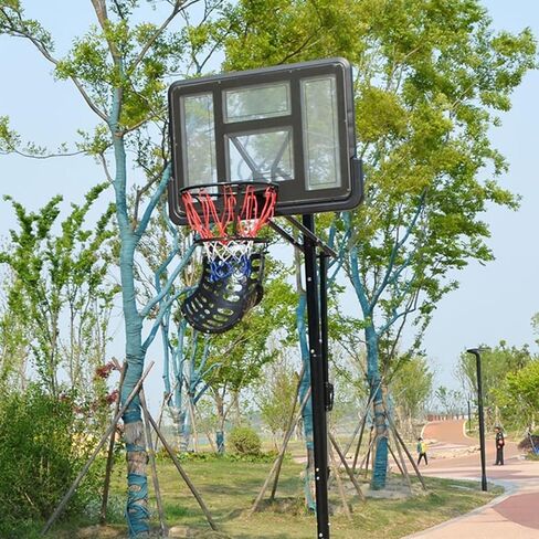 كرة السلة مدرب كرة السلة ريبوندر العودة في الهواء الطلق معلقة من البلاستيك النار العائد للتصويب الفعال للبالغين والأطفال كرة هوب in Kuwait