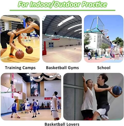 جهاز إرجاع كرة السلة هوب ريبوندر قابل للسحب مرفق كبير للكبار تدريب الرماية M in Kuwait