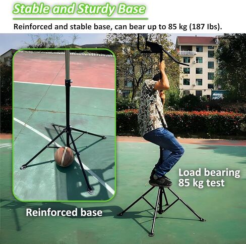Basketball Hoop Returner Shot Return Apparatus Rebounder Retractable Large Attachment for Adults Training Shooting M in Saudi Arabia