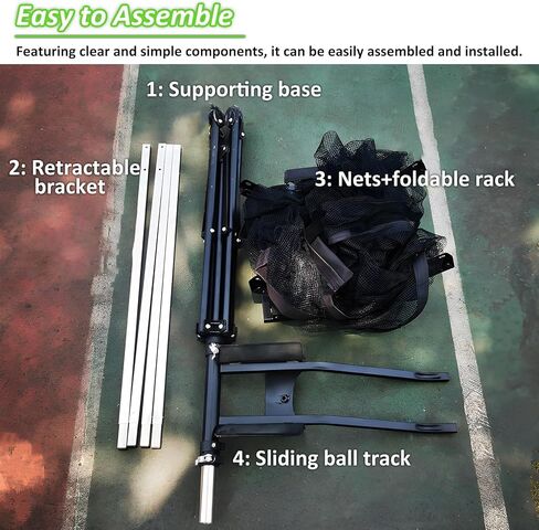 Basketball Hoop Returner Shot Return Apparatus Rebounder Retractable Large Attachment for Adults Training Shooting M in Saudi Arabia