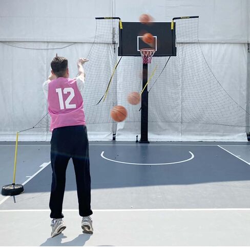 جهاز إرجاع كرة السلة مصنوع من مادة البوليستر الأسود، شبكة كرة سلة متوافقة مع جميع الأطواق العائدة للأماكن المغلقة والخارجية in Kuwait