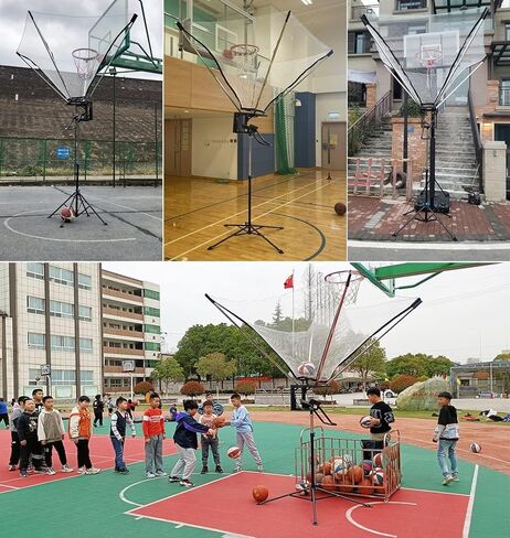 جهاز إرجاع كرة السلة، جهاز إرجاع التسديد، أداة مساعدة واقفة، لاعب الأطفال البالغين - مرفق in Kuwait