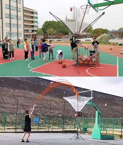 جهاز إرجاع كرة السلة، جهاز إرجاع التسديد، أداة مساعدة واقفة، لاعب الأطفال البالغين - مرفق in Kuwait