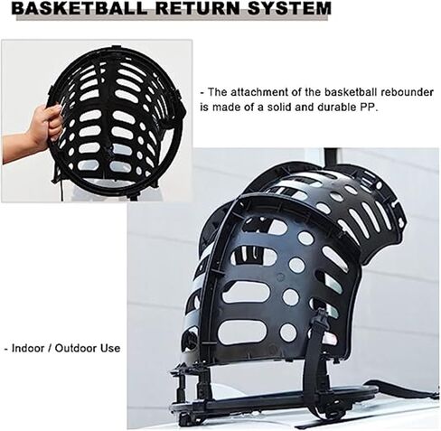 كرة السلة ريبوندر النار العائد Pp الكرة العودة صافي شلال لطارة تدوير كرات السلة ممارسة المساعدة نموذج اطلاق النار in Kuwait