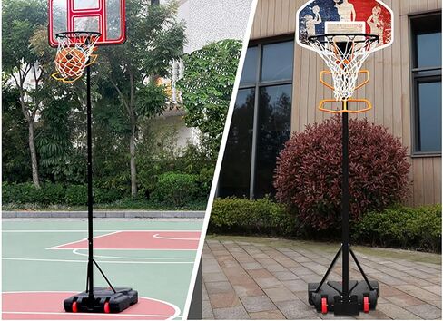 جهاز إرجاع كرة السلة، جهاز محمول غير متنقل في صالة الألعاب الرياضية، آلة ارتداد مقاومة للاهتراء، مرفق موفر للوقت للتعليق على شكل طوق in Kuwait