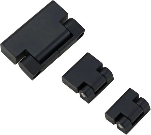 Zinc Alloy Damping Hinge Stop Industrial Machinery Switch Control Cabinet Distribution Box 1Pcs(Black-2.0N.m-1) in Saudi Arabia