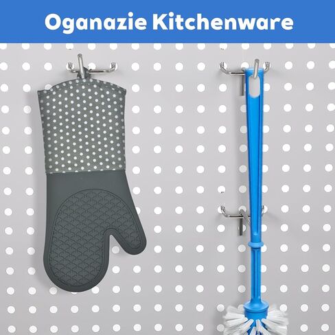 100 Pack Pegboard Hooks 4 Inch Stainless Steel Peg Board Hooks Organizer for 1/8 and 1/4 Inch Garage Storage, Tool Hangers, Wall Display Accessories in Saudi Arabia