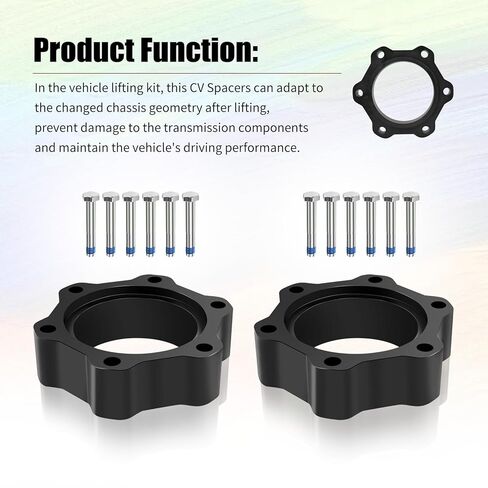CV Spacers for 5-7.5" Suspension Lift,Front Axles Lift kit CV Spacers Compatible with 99-16 Chevrolet GMC 1500 Pickups 4wd,00-16 Chevrolet Tahoe 4wd,00-16 Chevrolet Suburban 1500 4wd in Saudi Arabia