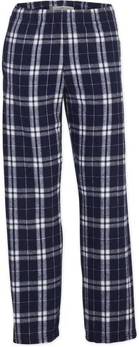 Boxercraft Youth Poly Flannel Pants Plaid Rounge مع 2 جيوب ، وسيلة شباب كولومبيا البحرية in Kuwait