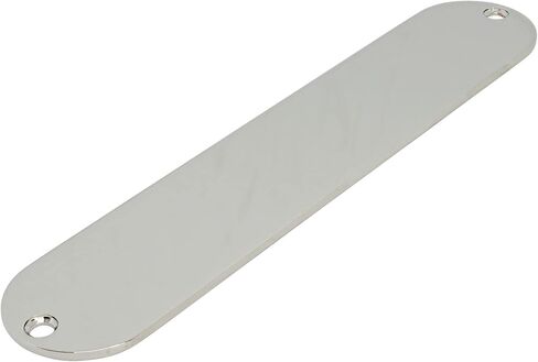 Tele Control Plate .080" thickness NO HOLE - Nickel - screws not included in Kuwait
