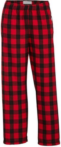 Boxercraft Youth Poly Flannel Pants Plaid Rounge مع 2 جيوب ، وسيلة شباب كولومبيا البحرية in Kuwait