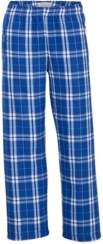 Boxercraft Youth Poly Flannel Pants Plaid Rounge مع 2 جيوب ، وسيلة شباب كولومبيا البحرية in Kuwait