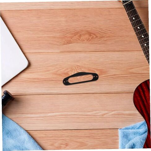 Milisten Single Coil Guitar Pickup Mounting Ring, Flat Metal Pickup Frame Replacement for TL Style Electric Guitars, Black (1 Pack) in Saudi Arabia