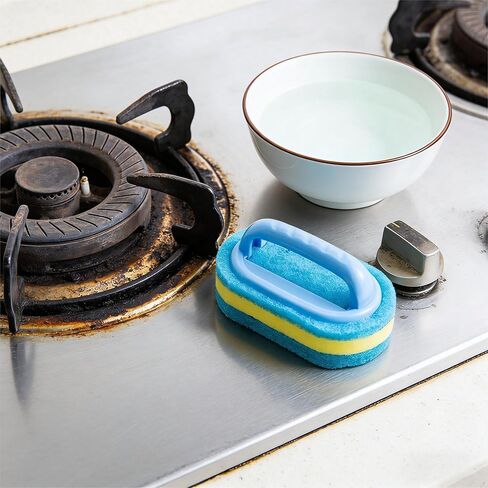 1PC Magic Sponge Easy Cleaning Ceramic Tile Kitchen & Bathroom Surface, Glass, Walls, Toilet Shining, Essential Home Cleaning Tool in Saudi Arabia