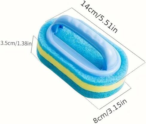 1PC Magic Sponge Easy Cleaning Ceramic Tile Kitchen & Bathroom Surface, Glass, Walls, Toilet Shining, Essential Home Cleaning Tool in Saudi Arabia